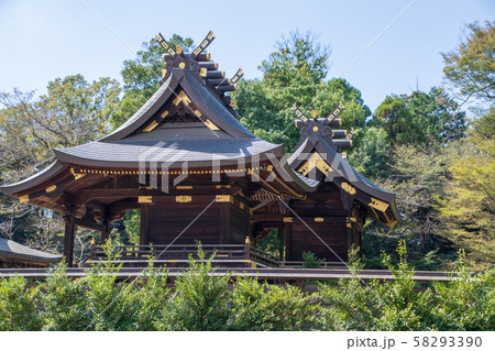 鷲宮神社　本殿　　久喜市鷲宮 58293390