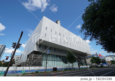 建設中のNHK札幌放送局の新ビル 建設中のNHK札幌放送局の新ビル 58294386