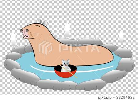 ネズミ科の動物と温泉1 ネズミ科の動物と温泉1 58294658