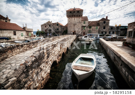 Kastel Gomilica settlement of Kastela in Croatia. 58295158