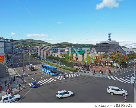 小樽運河 出抜小路火の見櫓からの眺望 小樽運河 出抜小路火の見櫓からの眺望 58295929