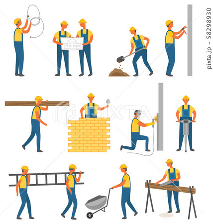 Repairer and Building Zone, Man Builder Vector Repairer and Building Zone, Man Builder Vector 58298930