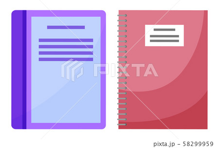 Books with Information, Textbooks in School Set Books with Information, Textbooks in School Set 58299959
