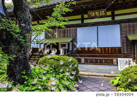 【山梨県】初夏の海岸寺境内 58304004