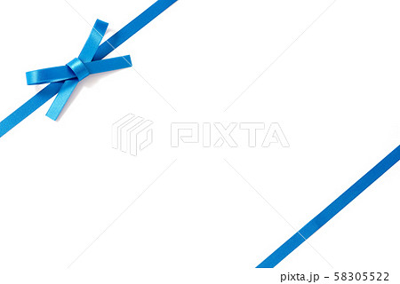 ブルーのリボン 58305522