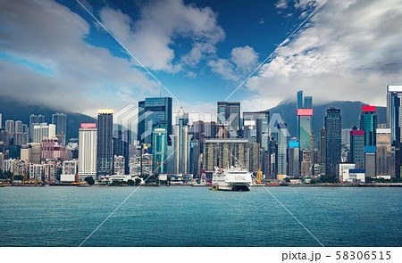 Hong Kong city skyline Hong Kong city skyline 58306515