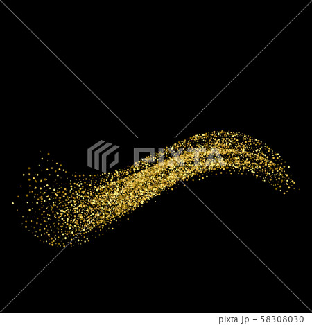Abstract gold dust glitter star wave background, vector design template Abstract gold dust glitter star wave background, vector design template 58308030