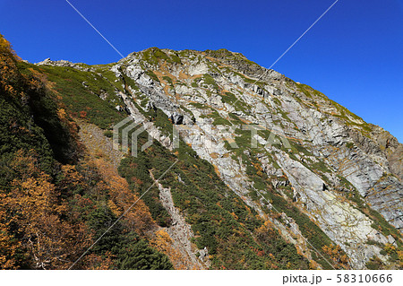 北岳 バットレス 紅葉 北岳 バットレス 紅葉 58310666
