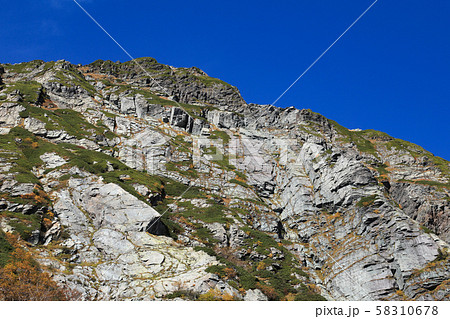 北岳　バットレス　紅葉 58310678