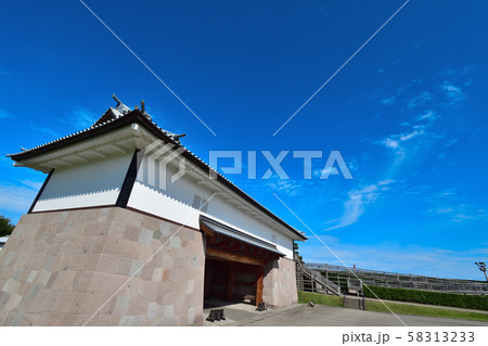 金沢城　河北門 58313233