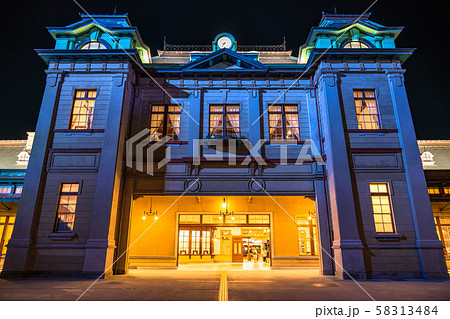 《福岡県》門司港駅・夜景 58313484