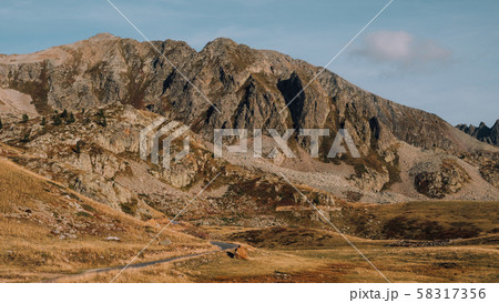 Beautiful mountain landscape. View from Col de la Lombarde Beautiful mountain landscape. View from Col de la Lombarde 58317356