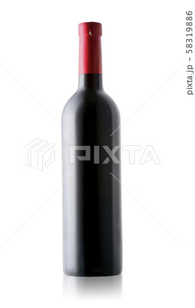 Bottle of wine isolated 58319886