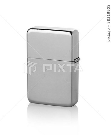 Metal lighter isolated 58319905