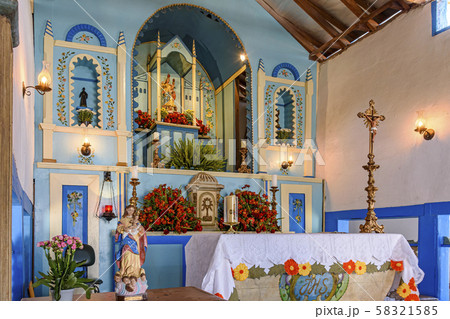 Old and historic altar inside an 18th century Old and historic altar inside an 18th century 58321585