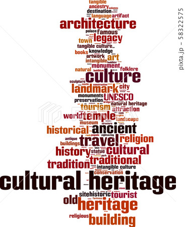 Cultural heritage word cloud 58322575