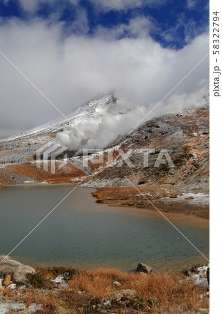[定額] 北海道 大雪山旭岳ロープウェイ 姿見の池からの風景 58322794