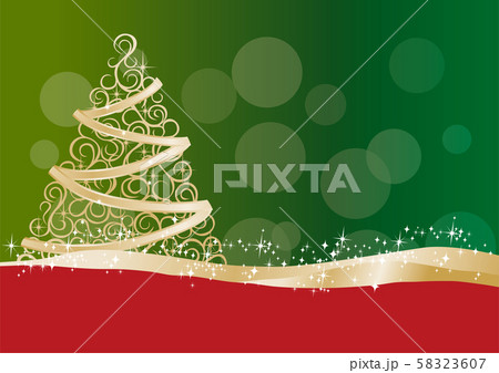 クリスマス背景素材のイラスト素材 [58323607] - PIXTA