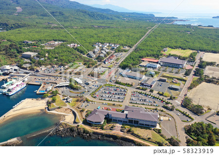 桜島港付近の上空から 桜島港付近の上空から 58323919