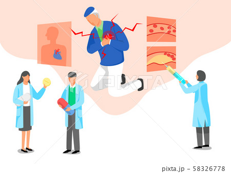 Medical science concept, health care and examination for various diseases illustration 005 Medical science concept, health care and examination for various diseases illustration 005 58326778