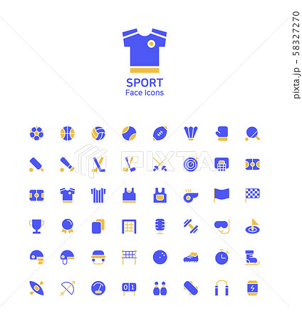 Modern thin line flat design icons set for website and app design 028 58327270
