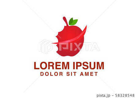 red apple logo Designs Inspiration Isolated on 58328548