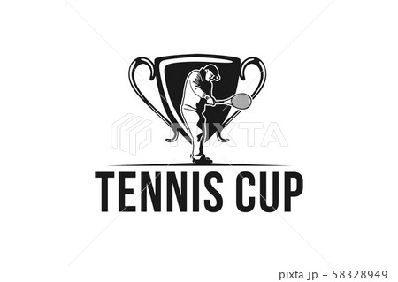 tennis player, tennis cup logo 58328949