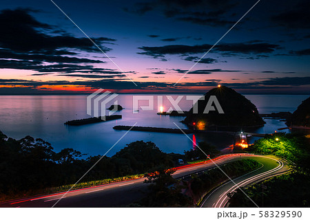 夕日 夕日 58329590