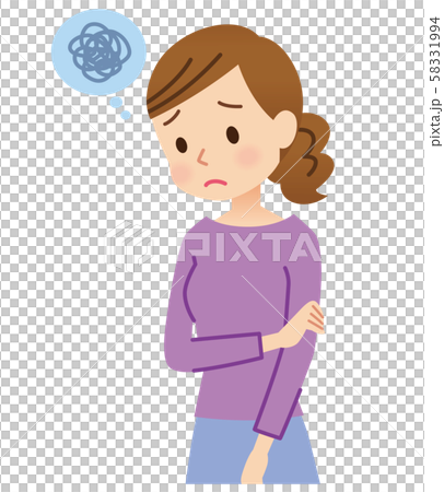 Anxious woman Anxious woman 58331994