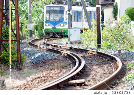 低床車両 S字線路(福井鉄道) 低床車両 S字線路(福井鉄道) 58333758