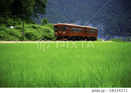 長良川鉄道　田園 58334371