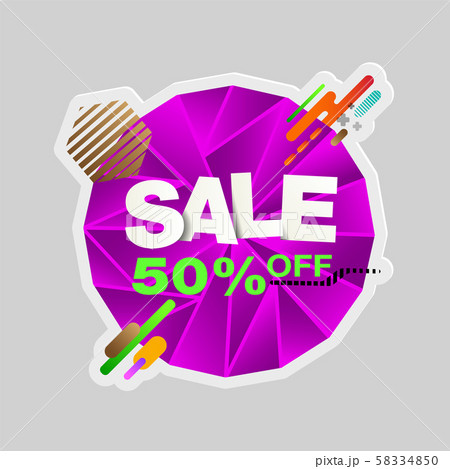 Minimal modern Sale 50% badge and special offer template for web and print. Minimal modern Sale 50% badge and special offer template for web and print. 58334850