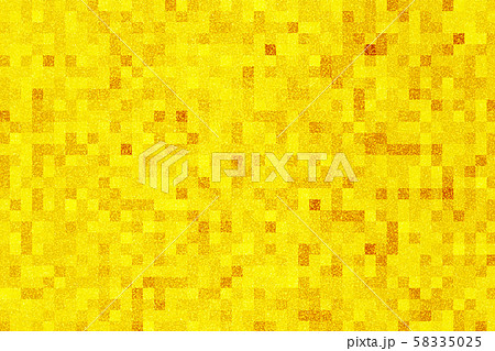 四角い模様が入ったキラキラと輝く金色の背景素材のイラスト のイラスト素材