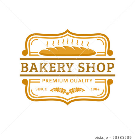 Bakery logo template, vector illustration. Bakery 58335589