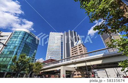東池袋 グリーン大通りの風景 東池袋 グリーン大通りの風景 58335674