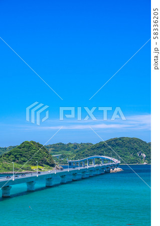 《山口県》夏の角島大橋 58336205