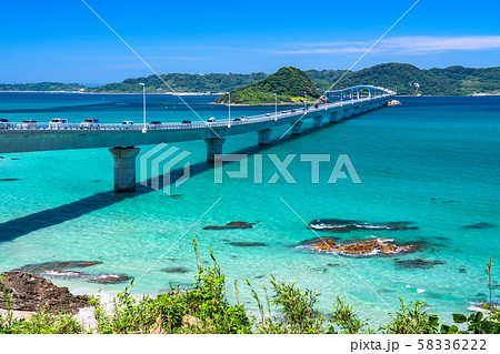 《山口県》夏の角島大橋 58336222
