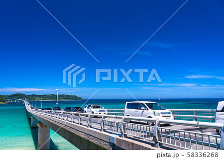 《山口県》夏の角島大橋 58336268