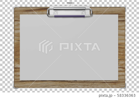 クリップボード(コンピューターグラフィック/透過素材) クリップボード(コンピューターグラフィック/透過素材) 58336363
