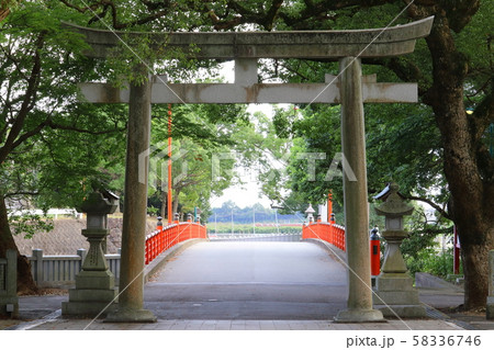 大麻比古神社の鳥居 大麻比古神社の鳥居 58336746