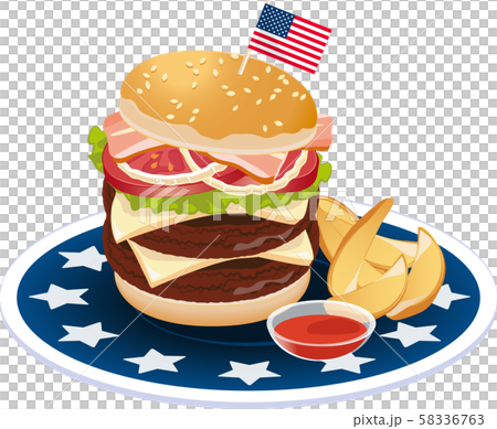 ハンバーガー 58336763