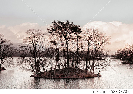 Onuma Koen Quasi -National park lake in peaceful Onuma Koen Quasi -National park lake in peaceful 58337785