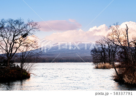 Onuma Koen Quasi -National park lake in peaceful Onuma Koen Quasi -National park lake in peaceful 58337791