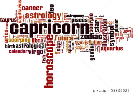 Capricorn word cloud Capricorn word cloud 58339022
