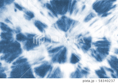 Tie dye shibori pattern. Watercolour abstract 58340237