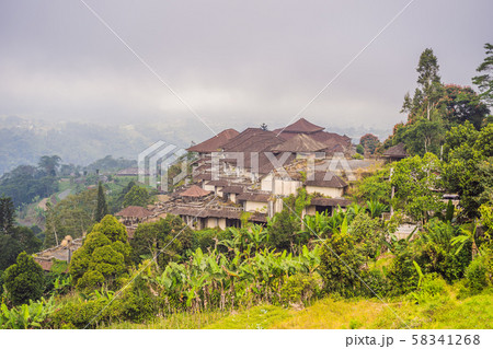 Abandoned and mysterious hotel in Bedugul. Indonesia, Bali Island Abandoned and mysterious hotel in Bedugul. Indonesia, Bali Island 58341268