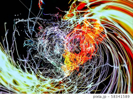 抽象的なハート 58341589