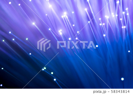 Fiber optics, abstract & blur background Fiber optics, abstract & blur background 58343814