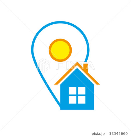 Placeholder flat symbol or location vector icon 58345660