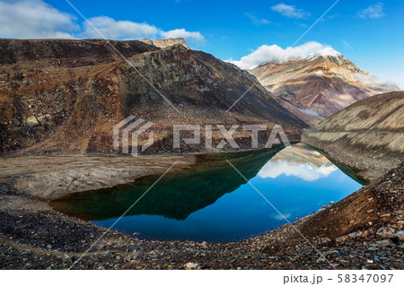 Suraj Tal lake, Himachal Pradesh, India 58347097